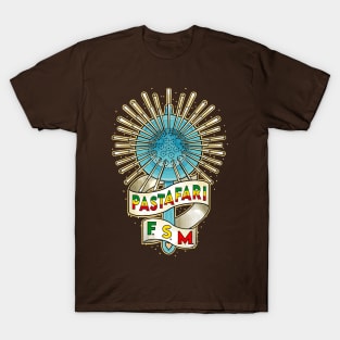 Pastafari fsm flying spaghetti monster T-Shirt